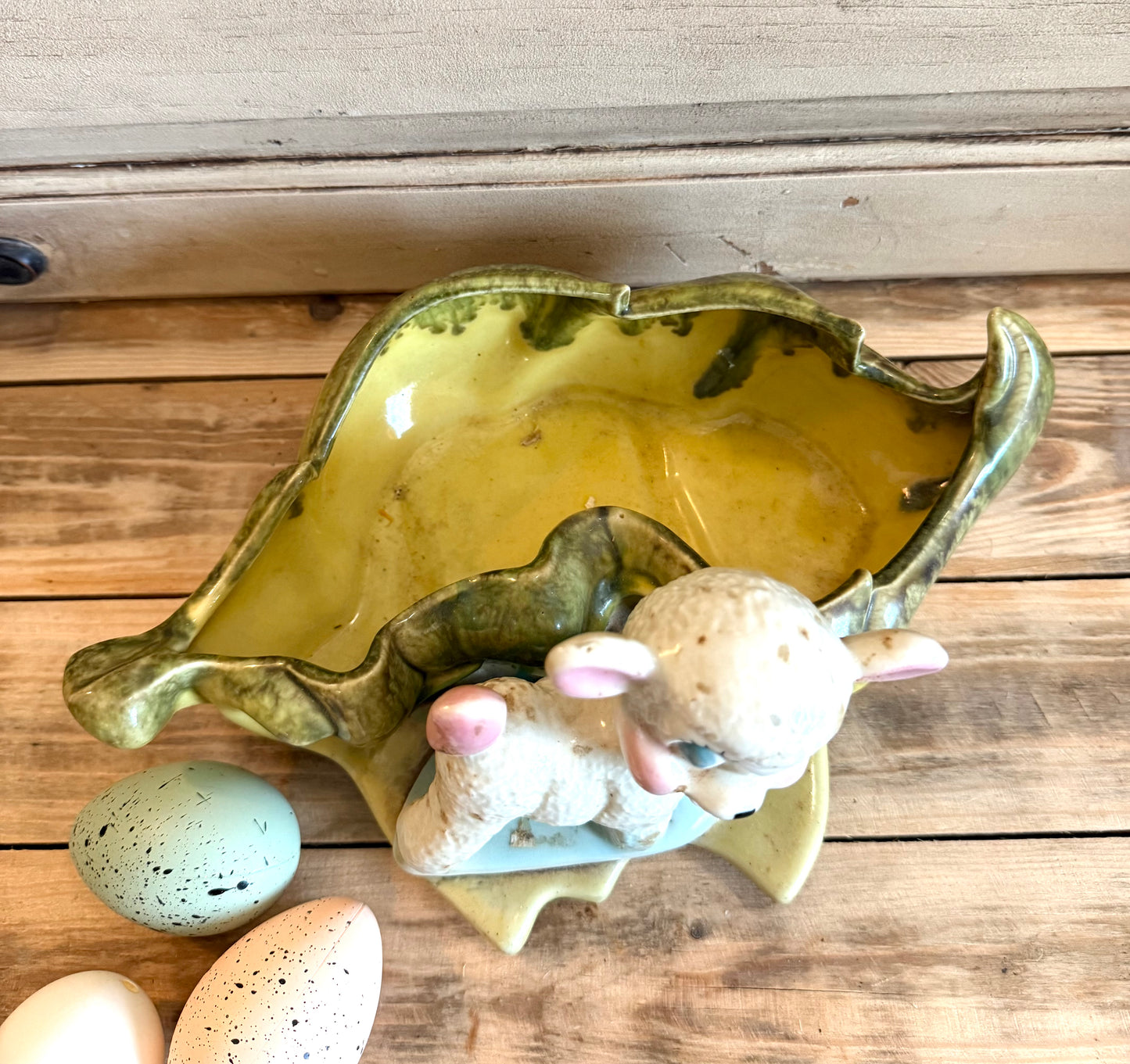 Vintage Lamb Planter