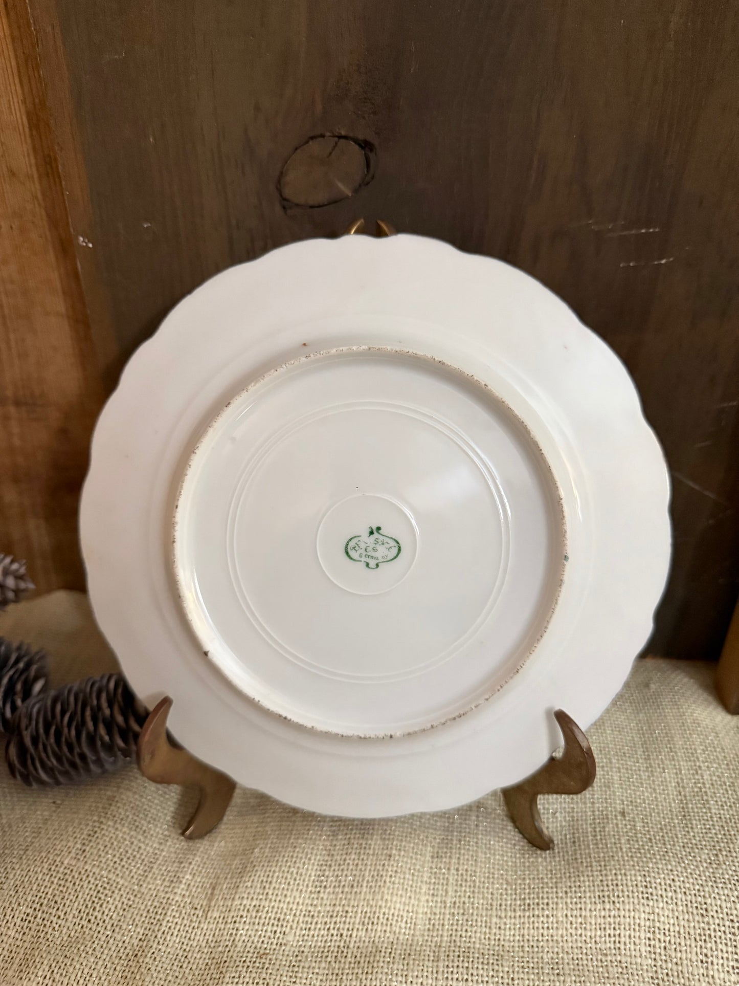 German Courting Couple Plate