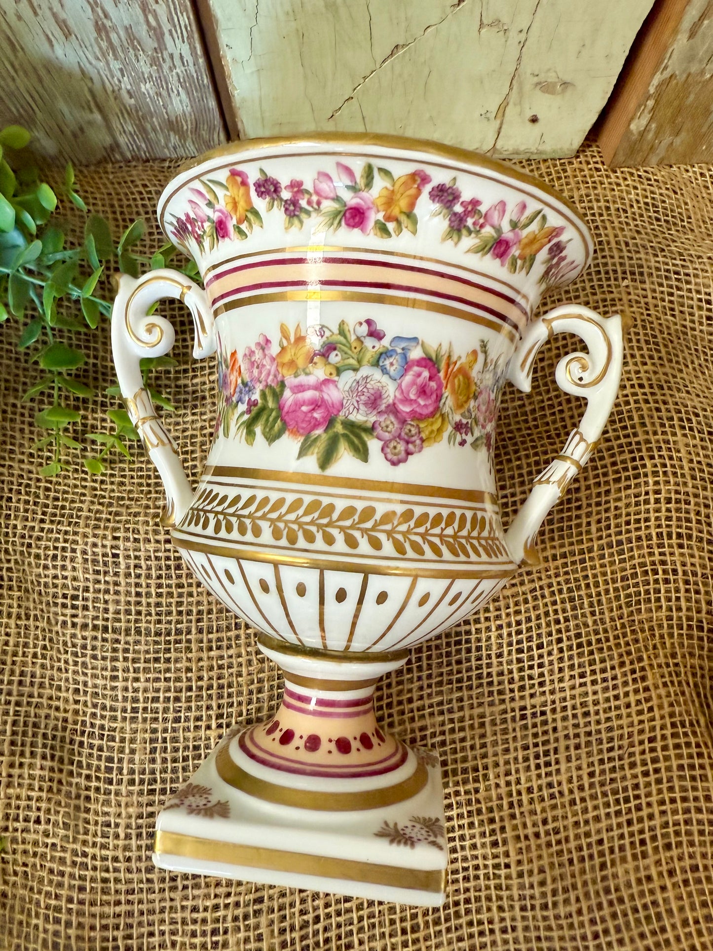 Porcelain Incense Lidded Urn