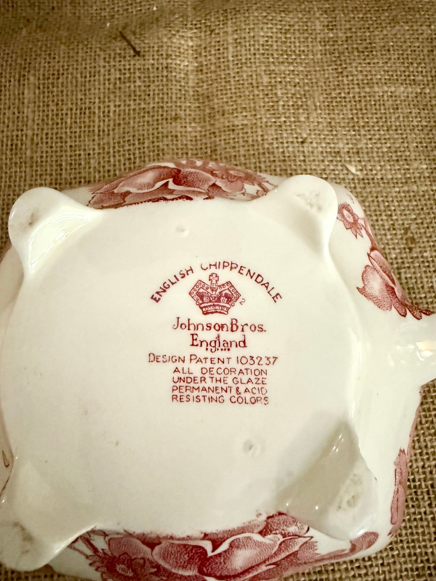 Johnson Brothers English Chippendale Teapot