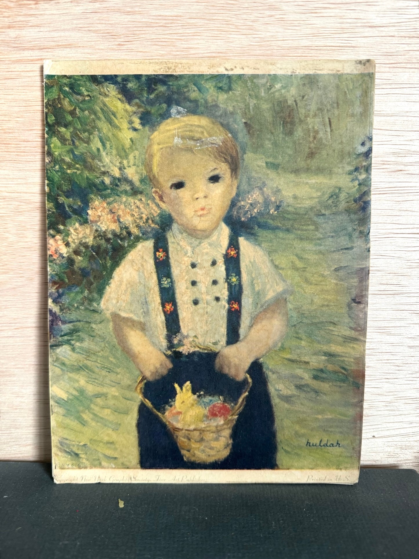 Unframed Boy Painting