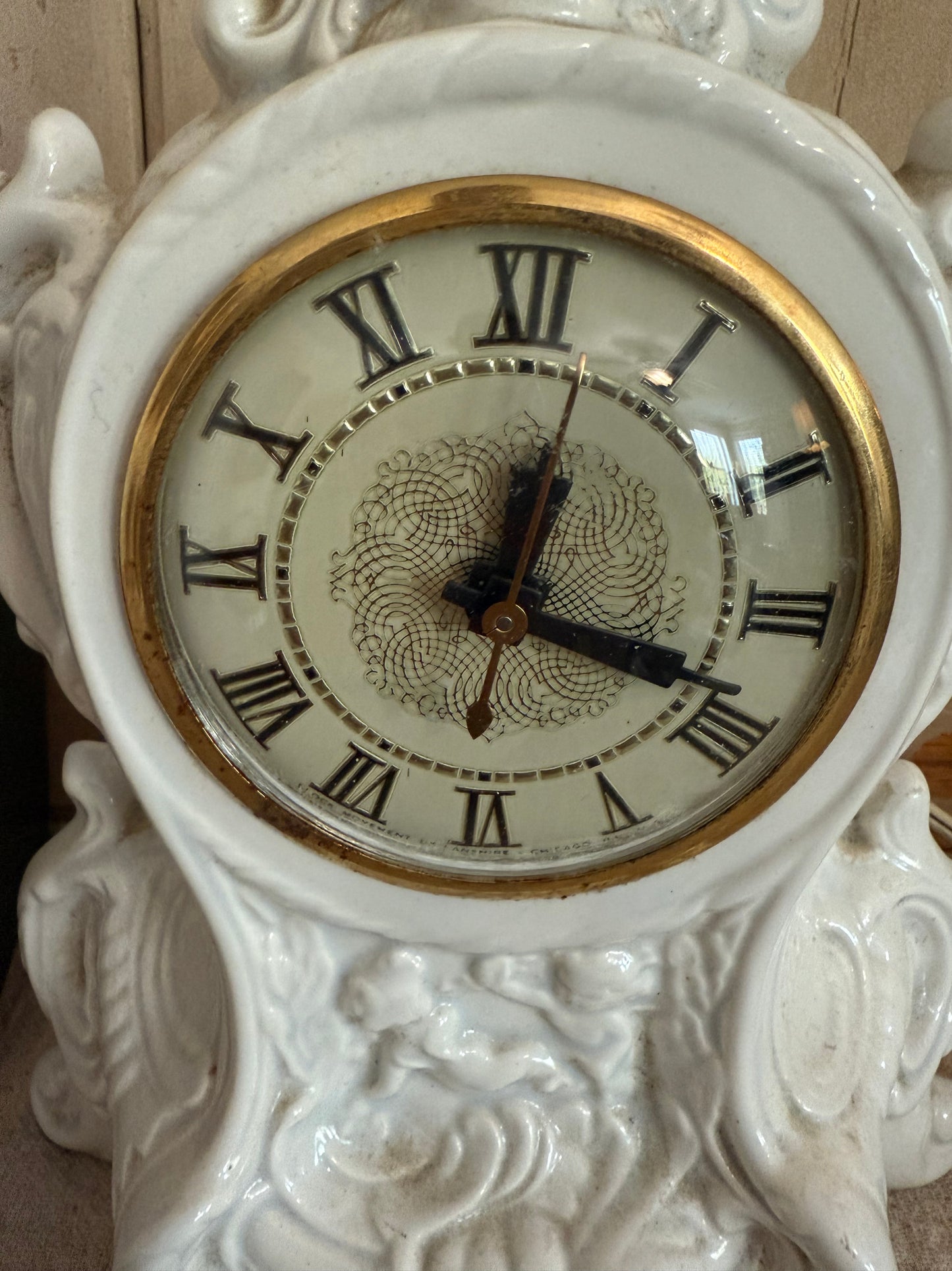 Ornate Ceramic Clock