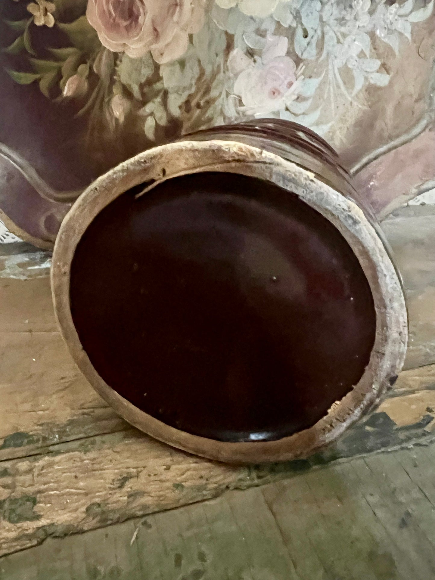 Brown Stoneware Pottery Pitcher
