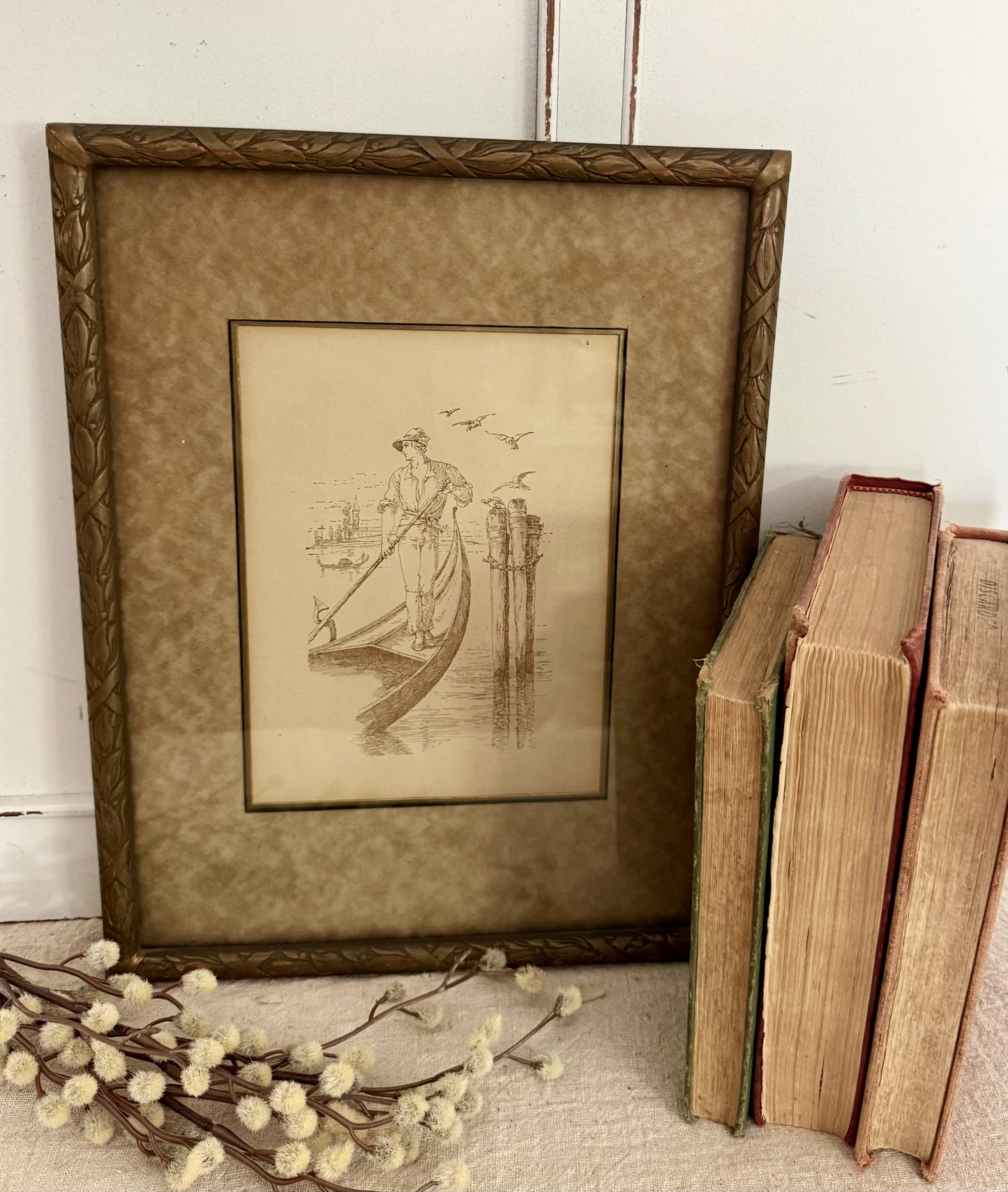 "A Day in Venice" Framed Lithograph