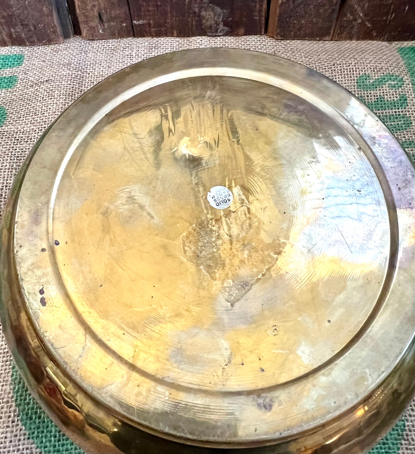 Brass Planter with Tassel