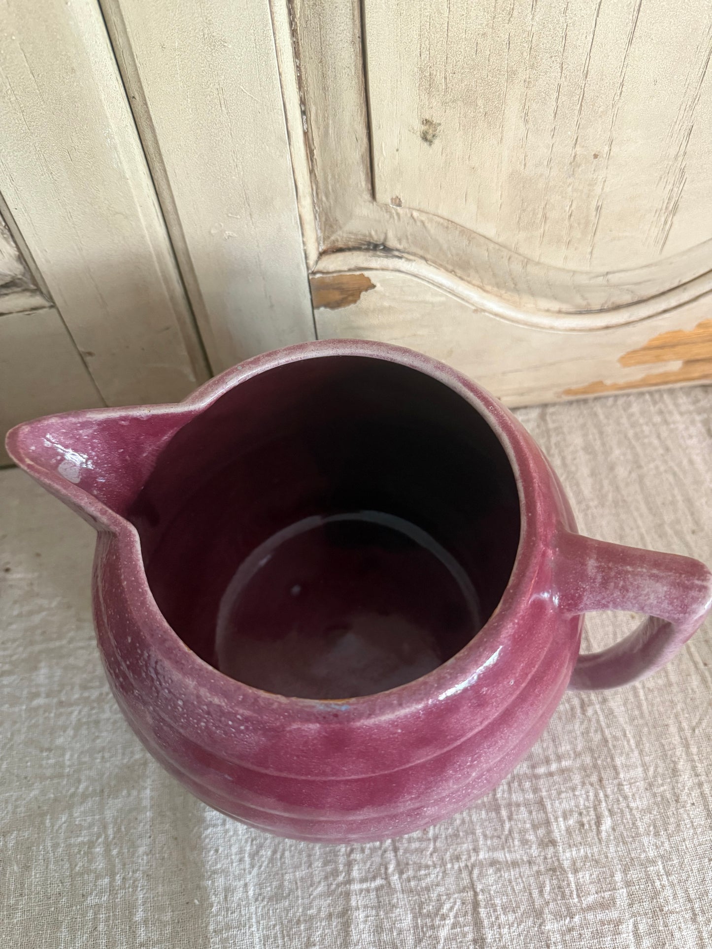 Cranberry Beehive Pitcher, USA