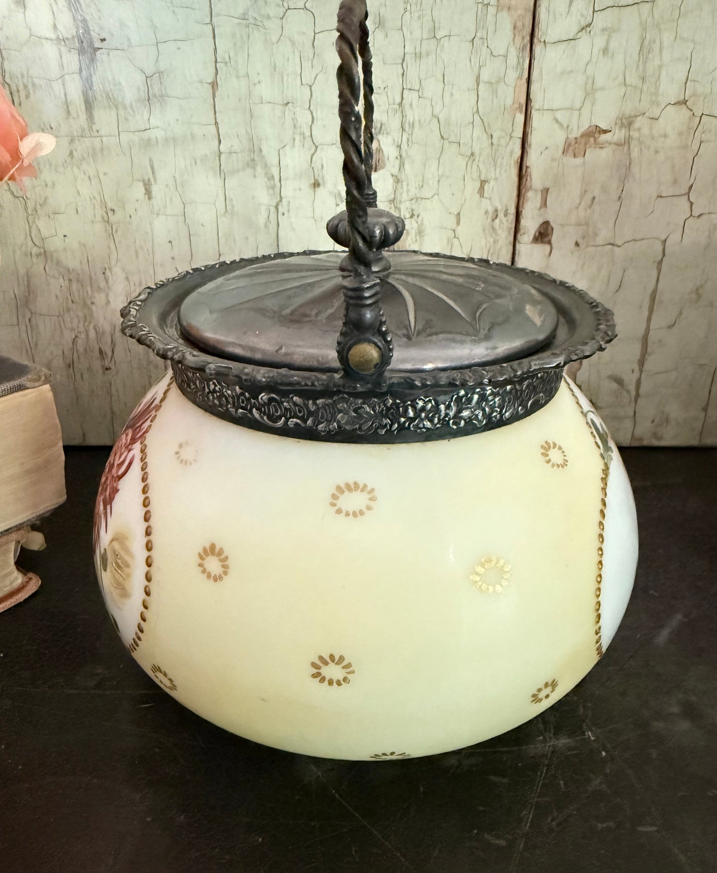 Antique Pairpoint Victorian Biscuit Jar