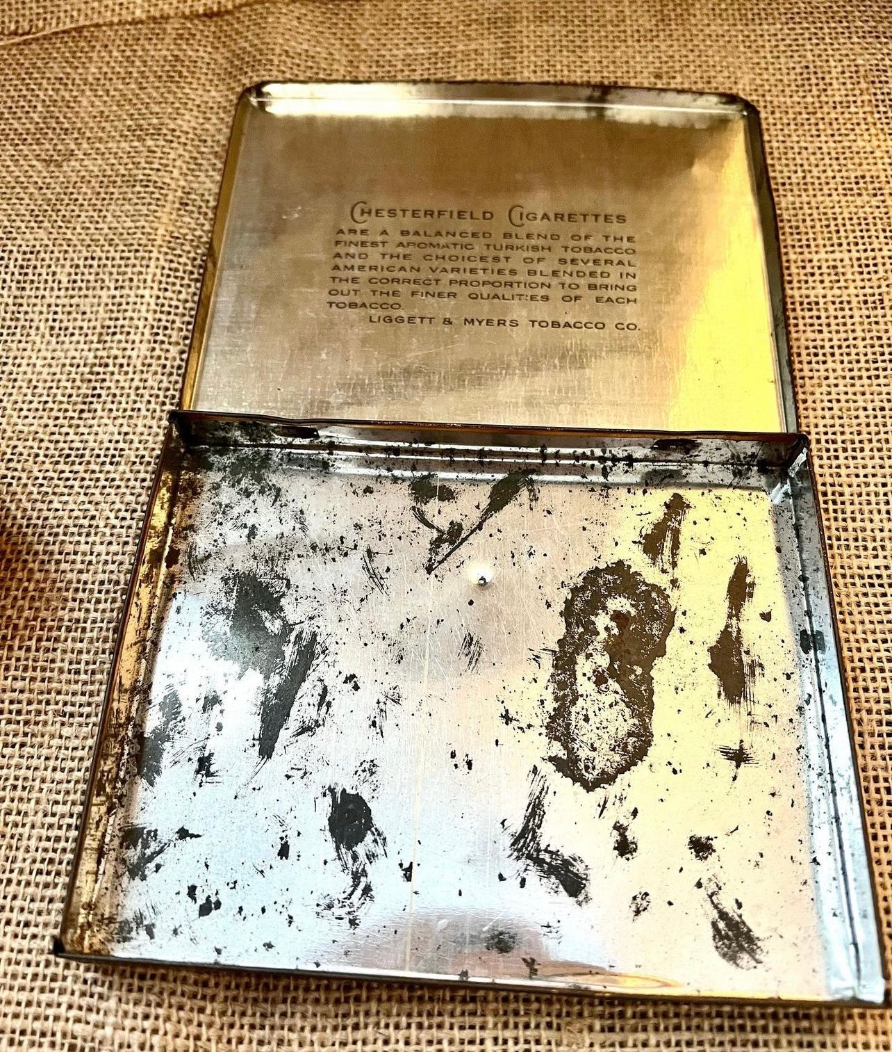 Chesterfield Cigarette Box