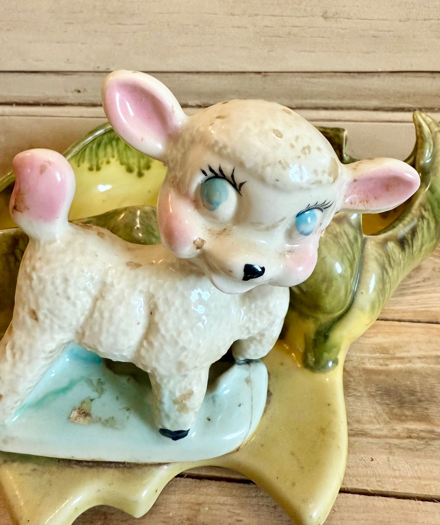 Vintage Lamb Planter