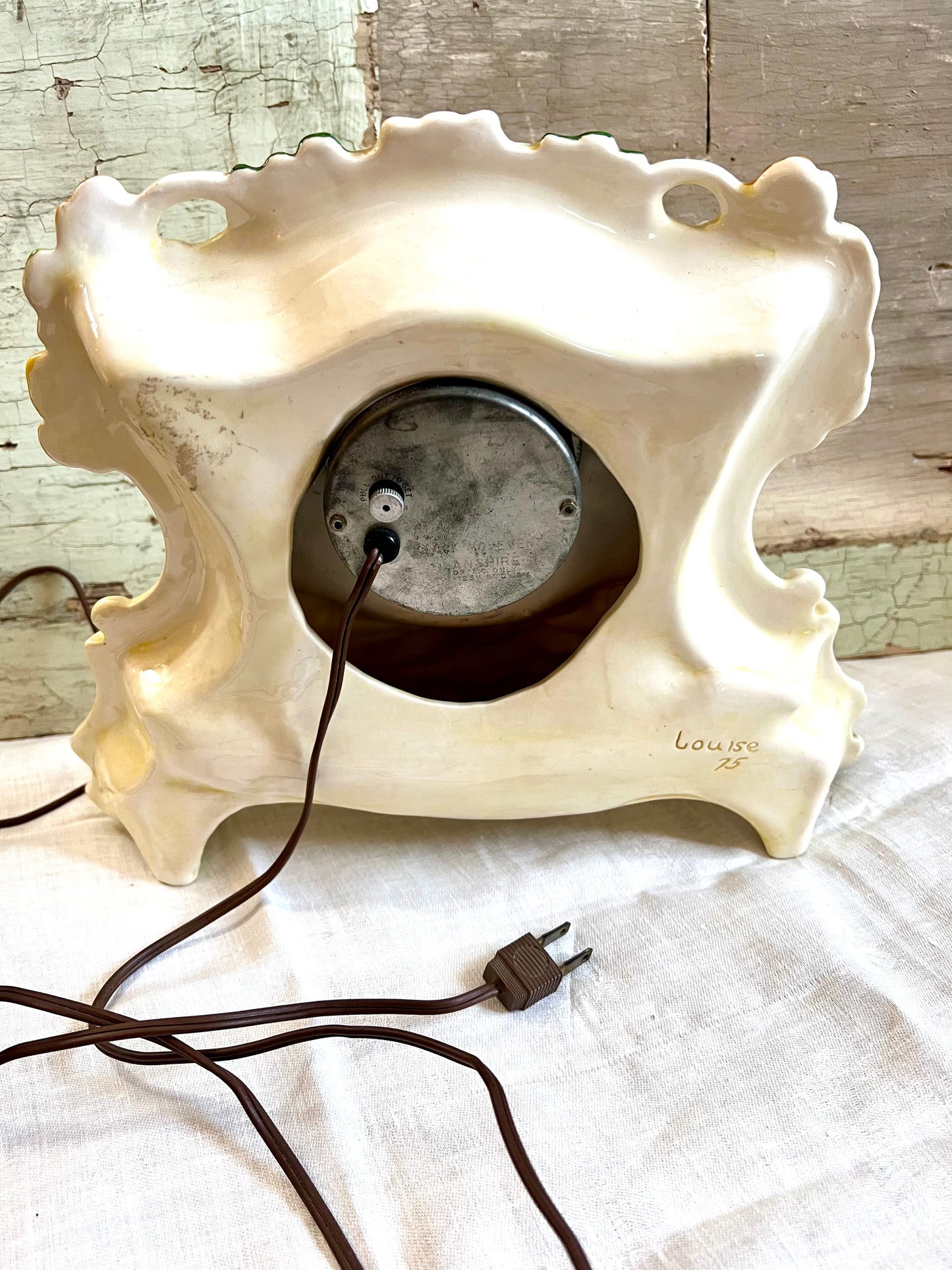 Vintage Ceramic Clock