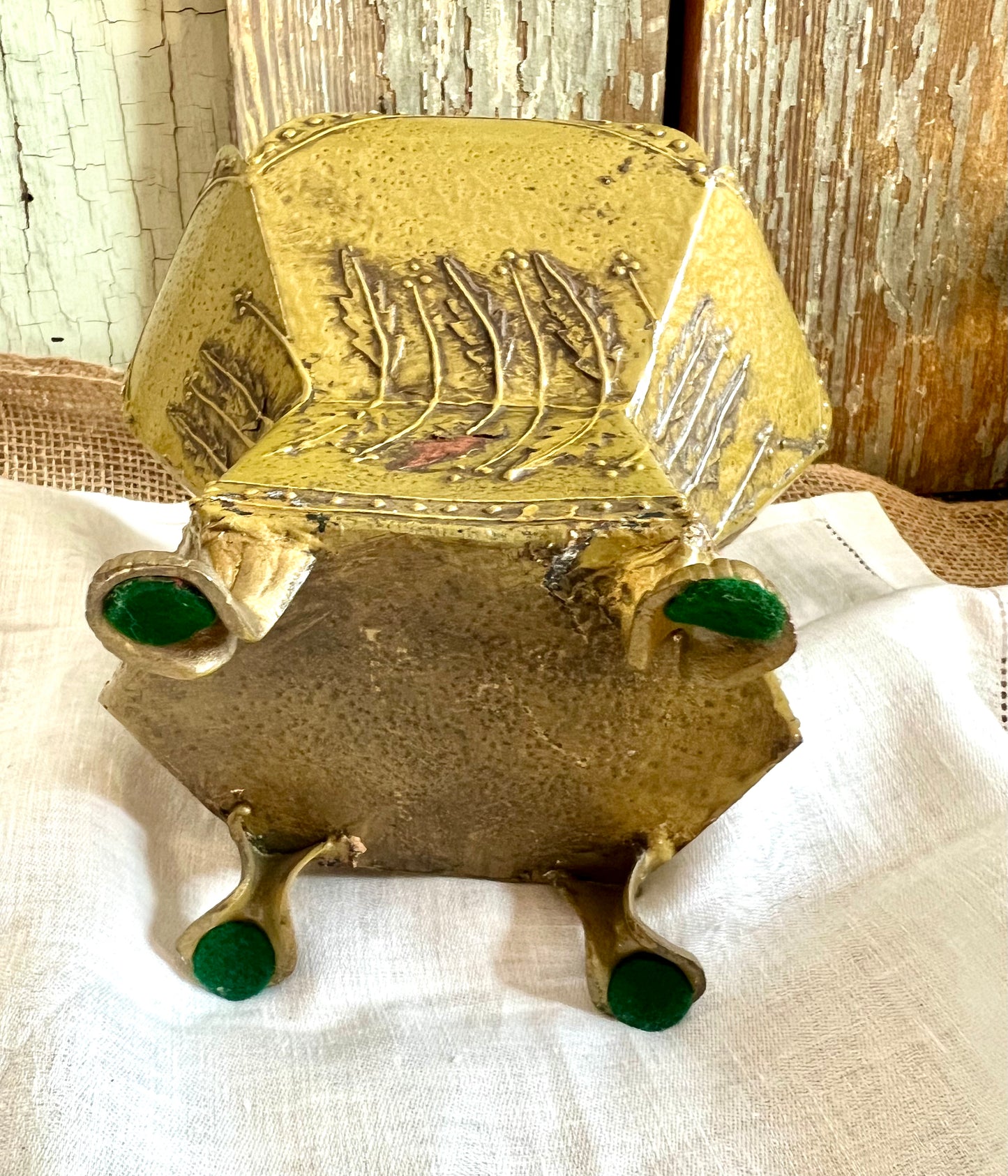 Tin Footed Planter
