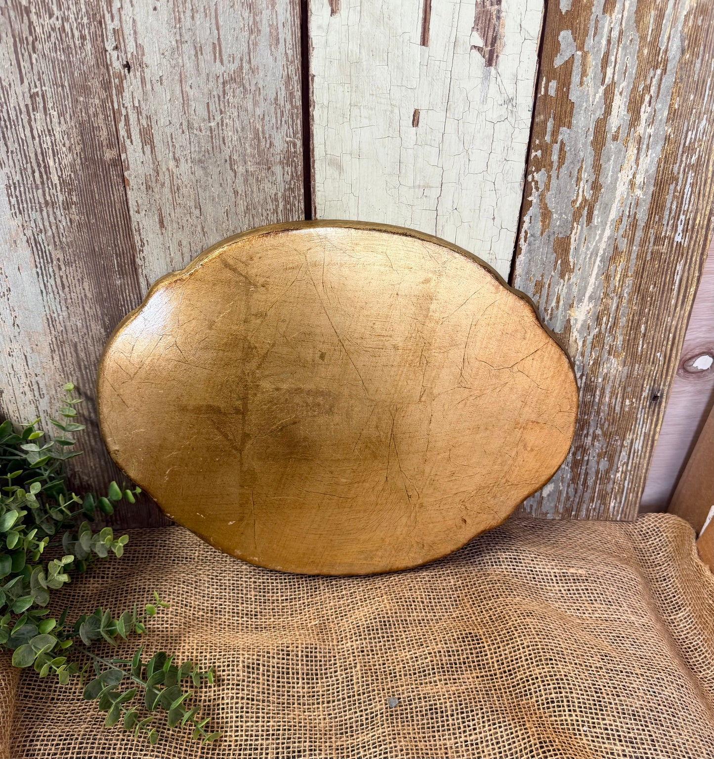 Navy & Blue Florentine Tray
