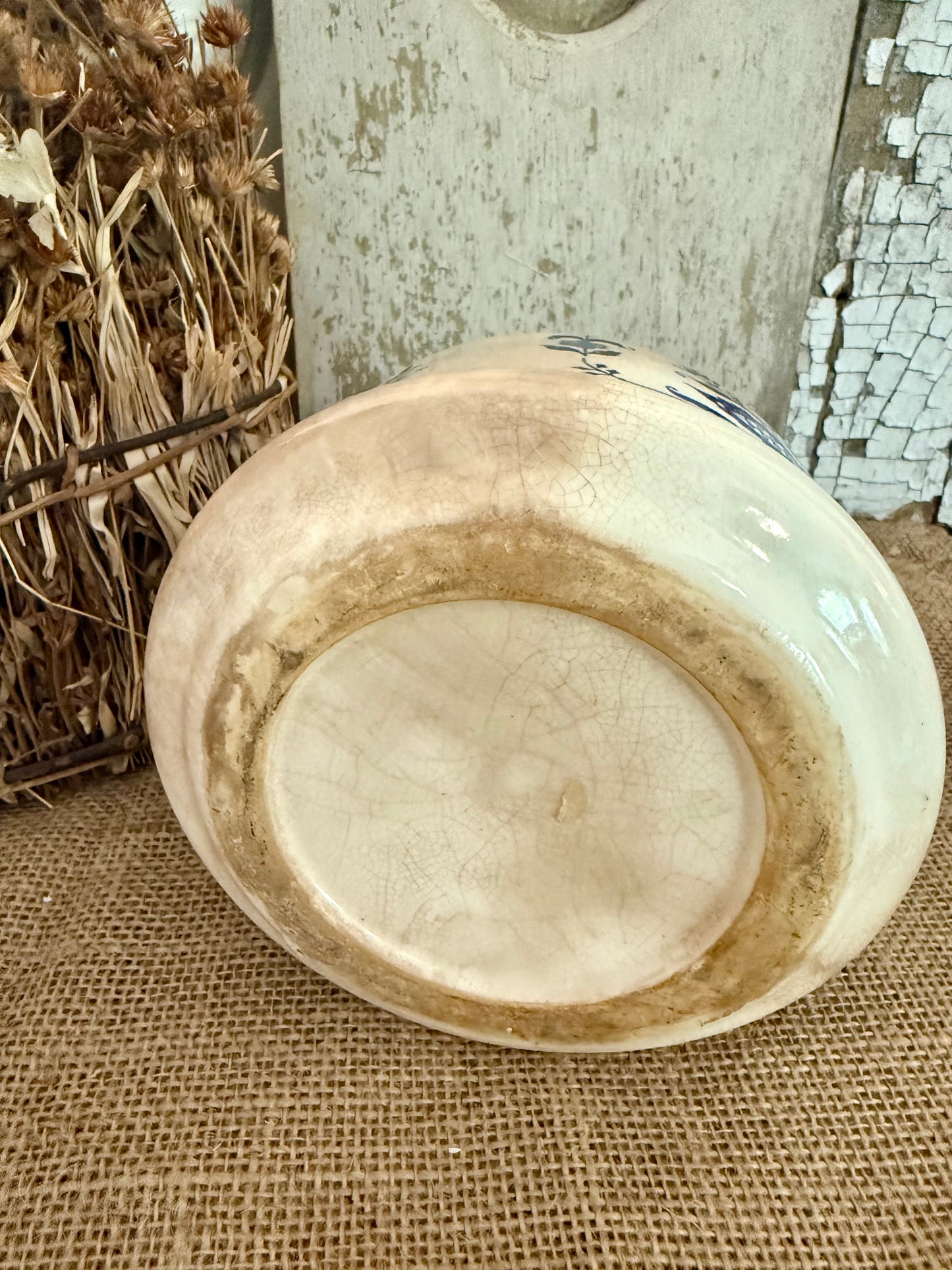 Vintage Blue Onion Kettle