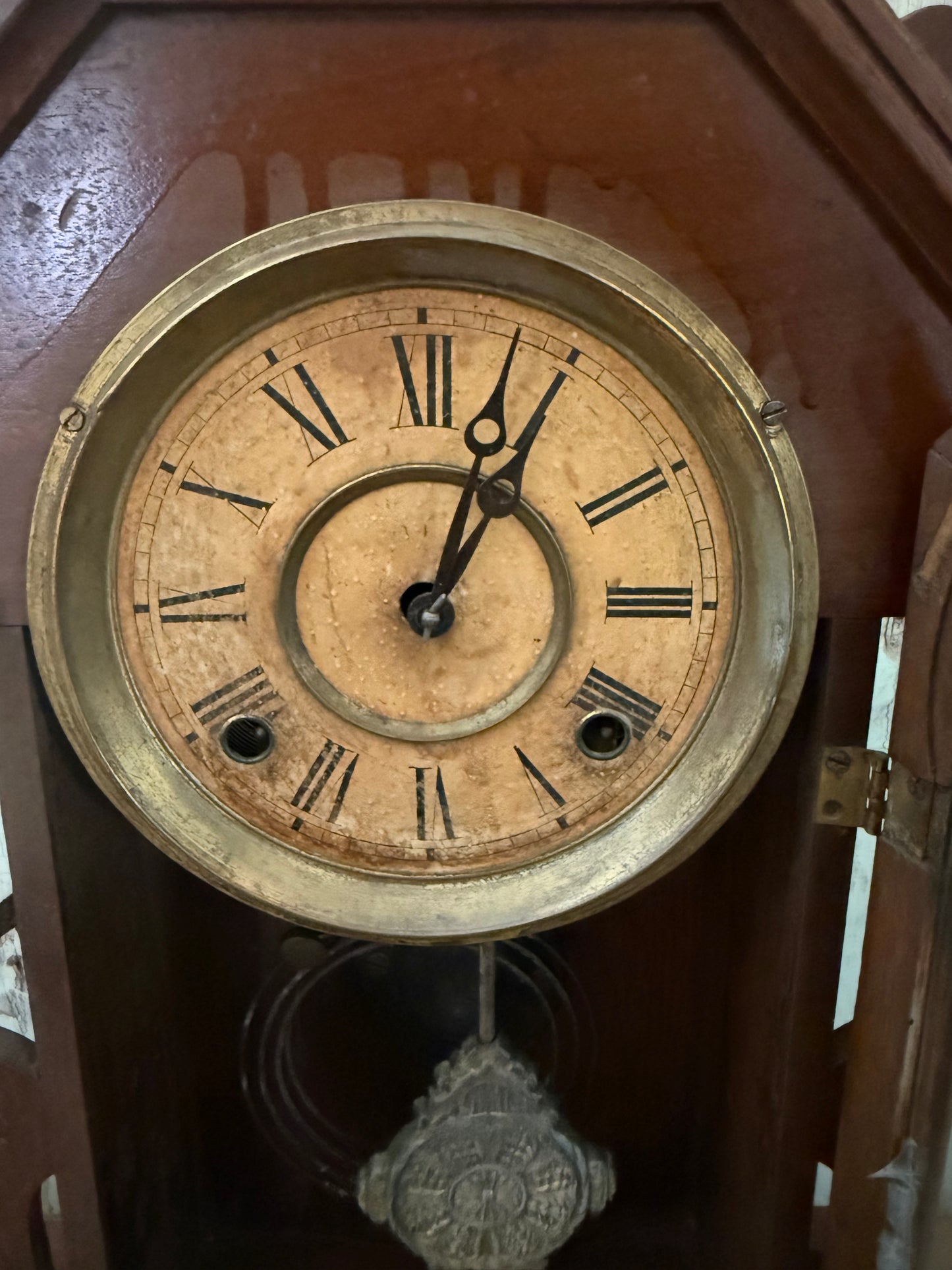 Antique E. Ingraham & Co Shelf Clock