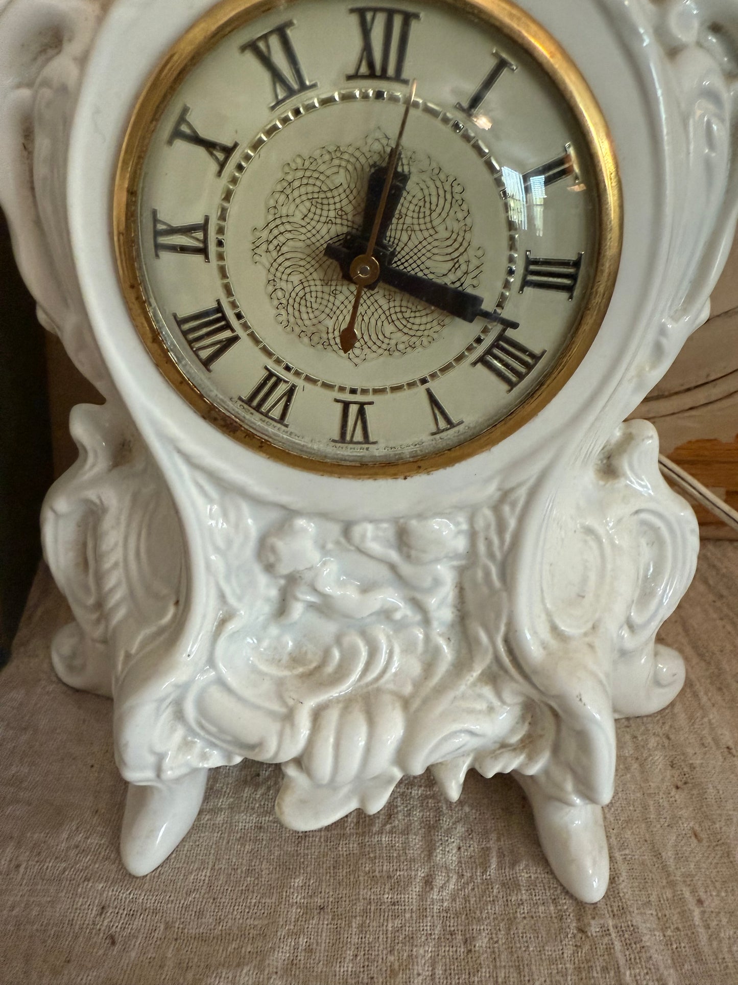 Ornate Ceramic Clock