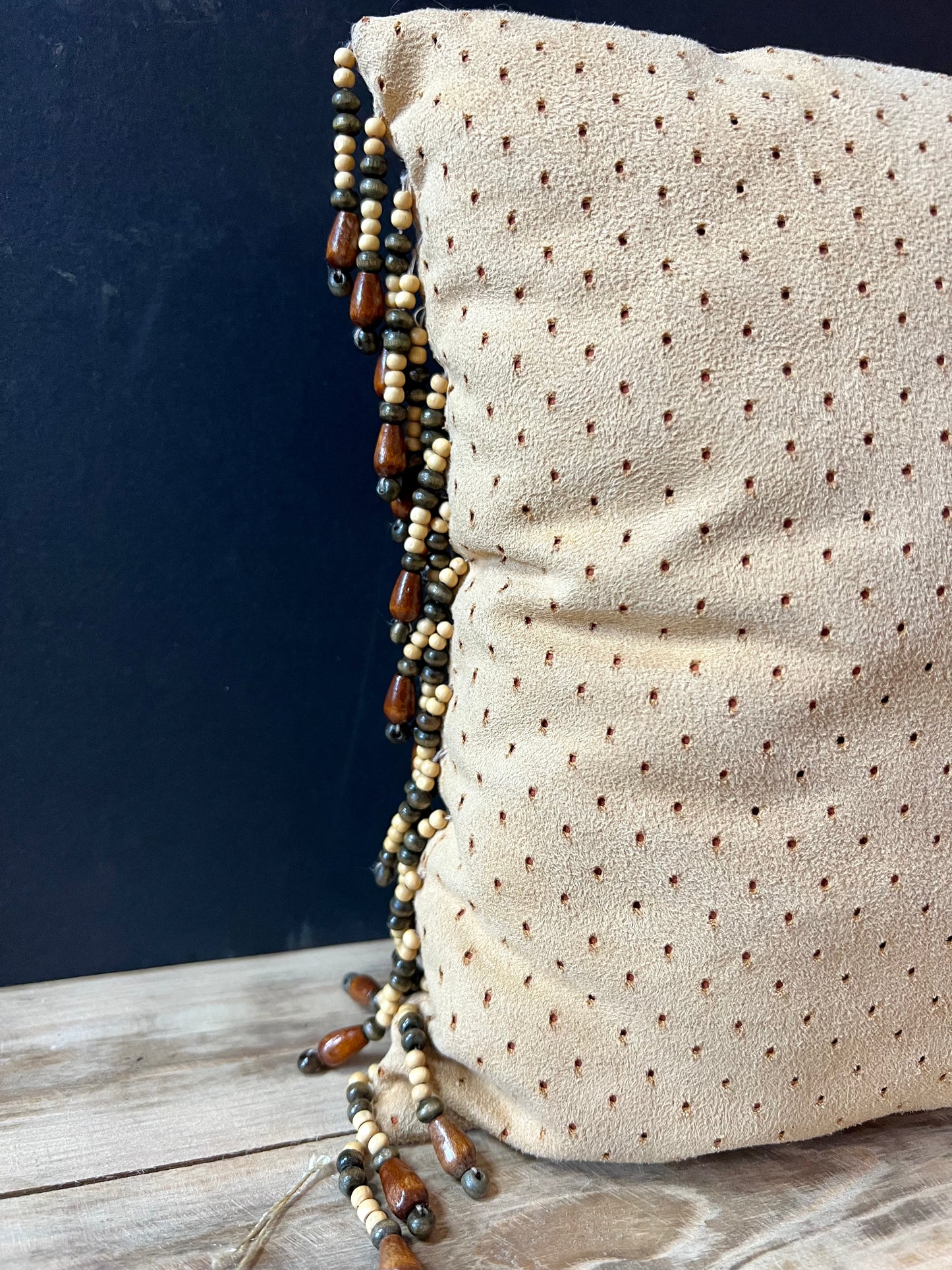 Small Vintage Accent Pillow