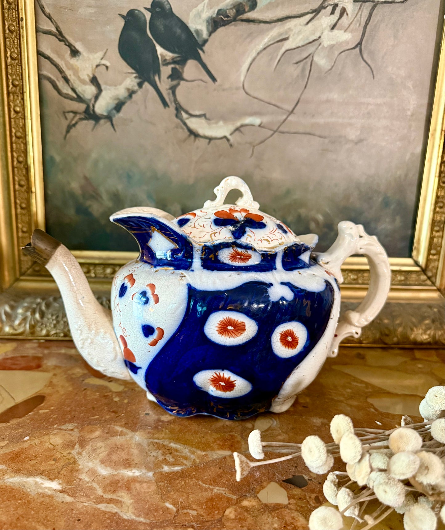 Antique Imari Teapot