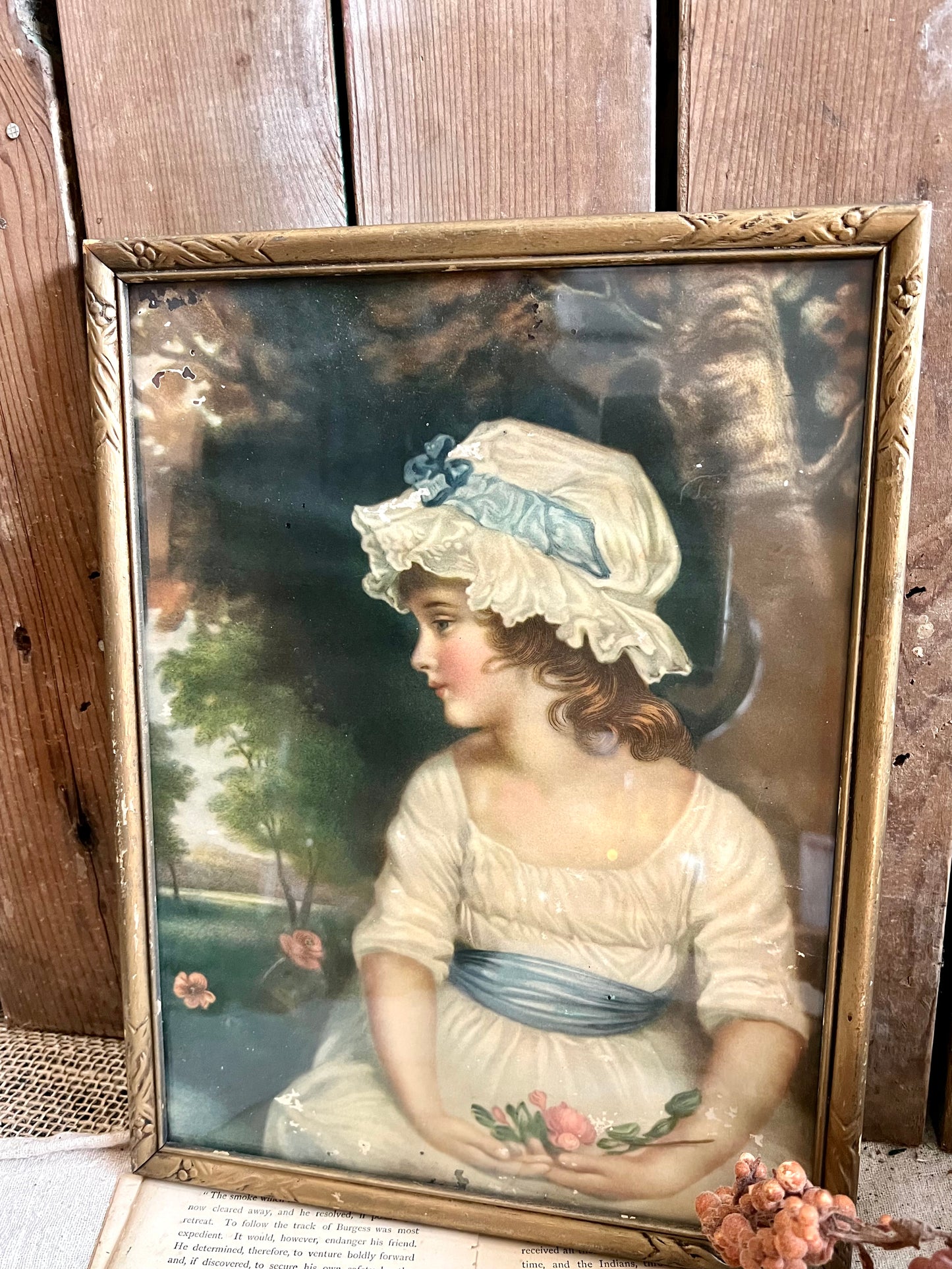 Vintage "Miss Simplicity" Print