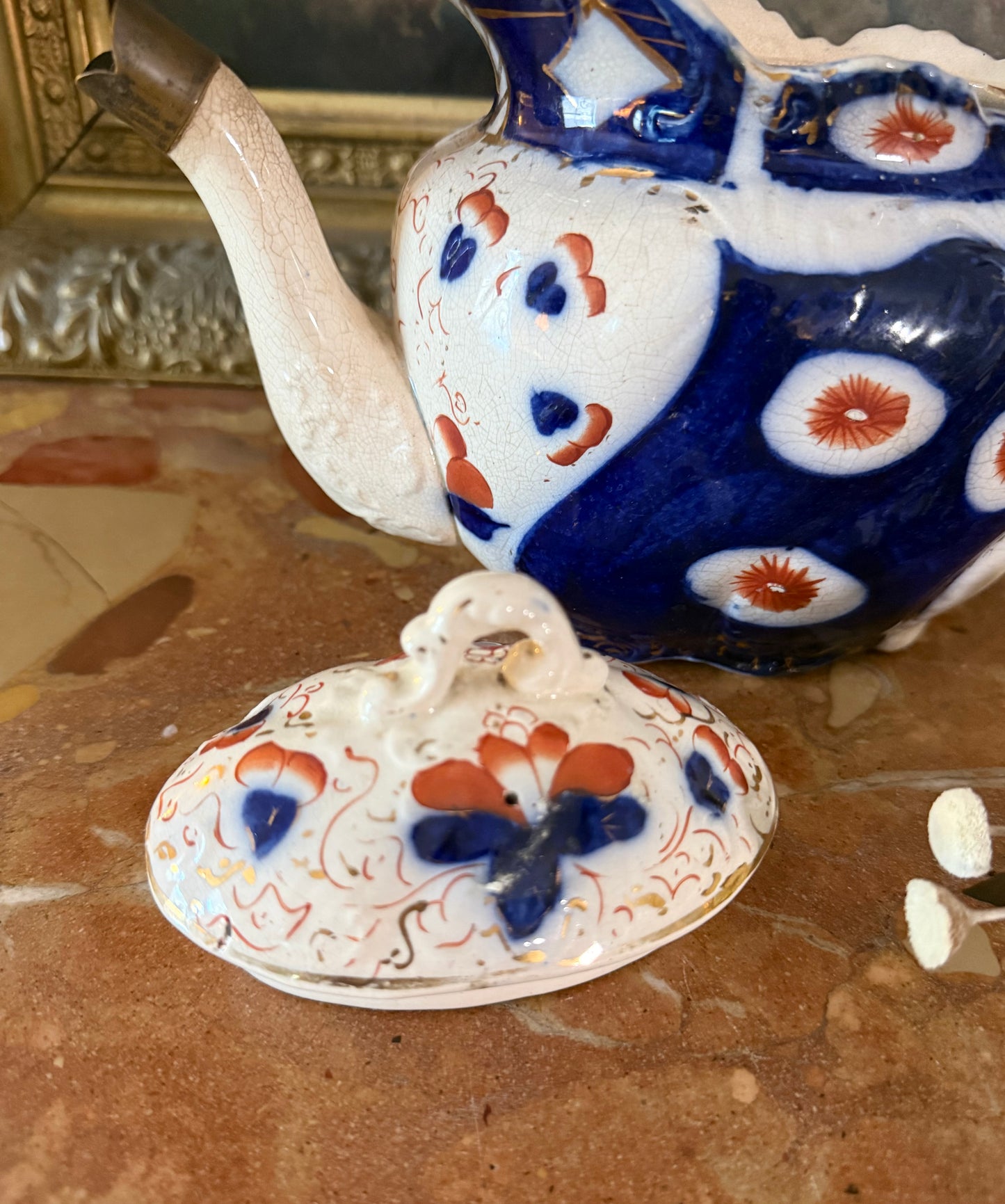 Antique Imari Teapot