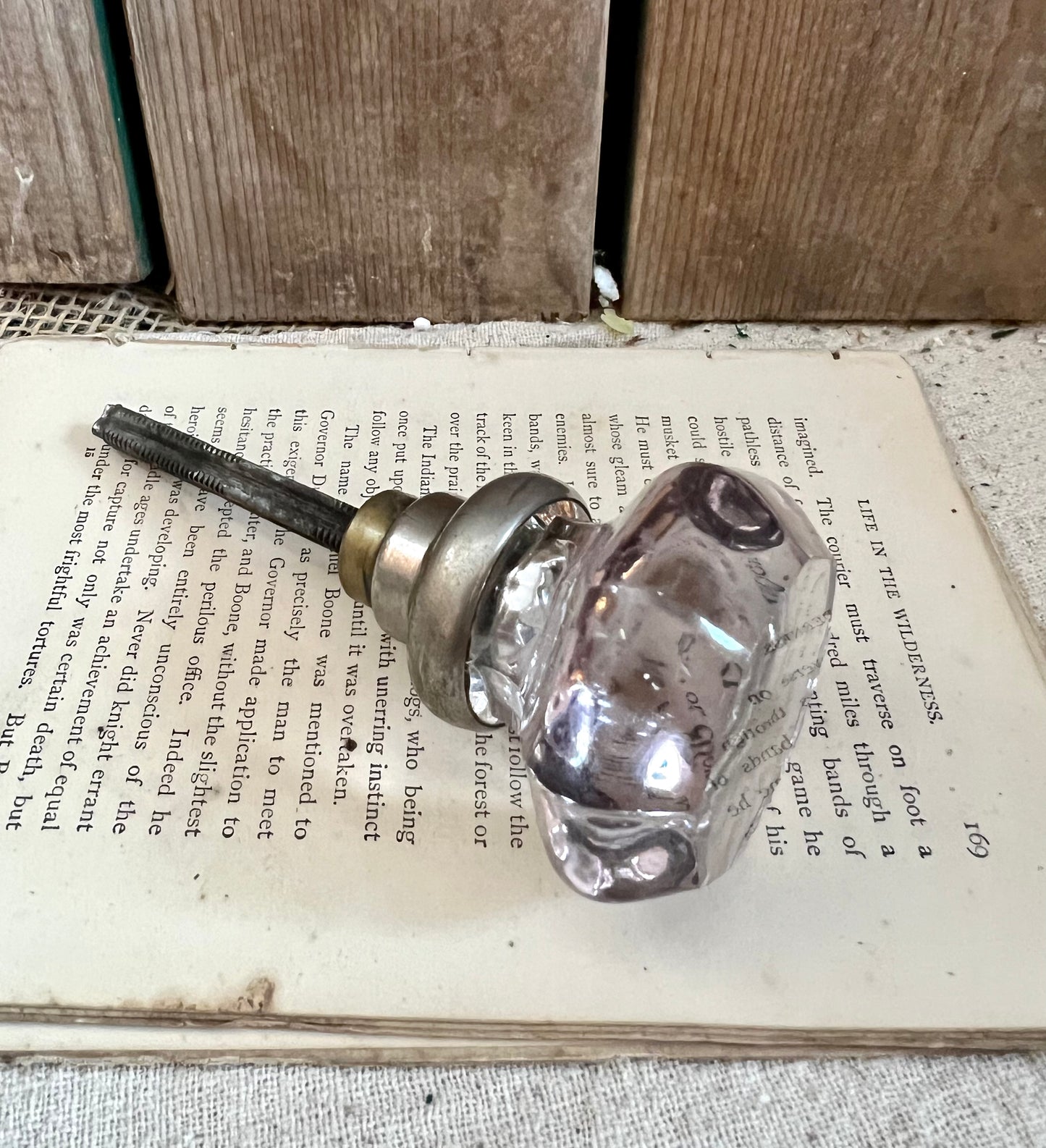 Antique Glass Doorknob