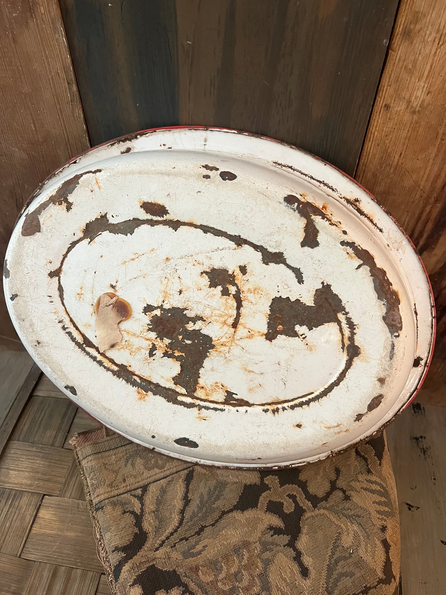 Vintage Enamelware Basin