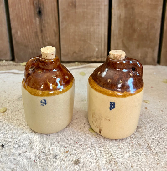 Vintage Jug Salt & Pepper Shakers