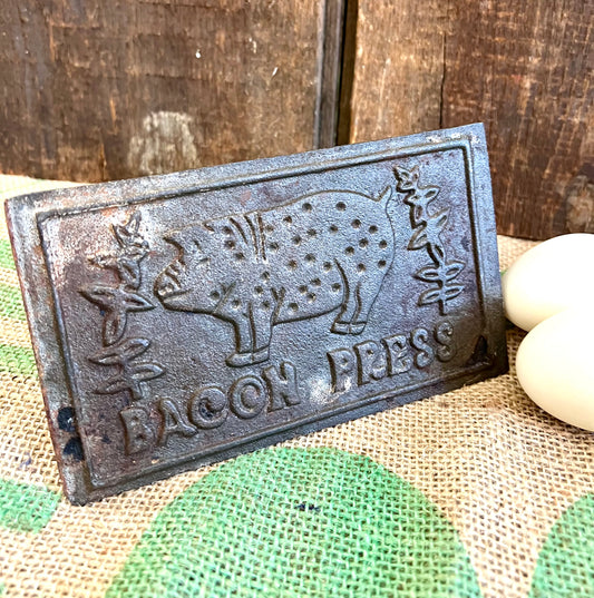 Cast Iron Bacon Press