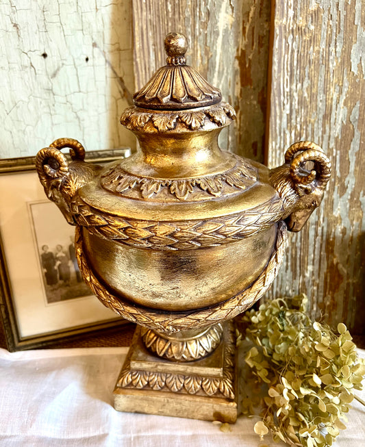 Gold Ornate Urn