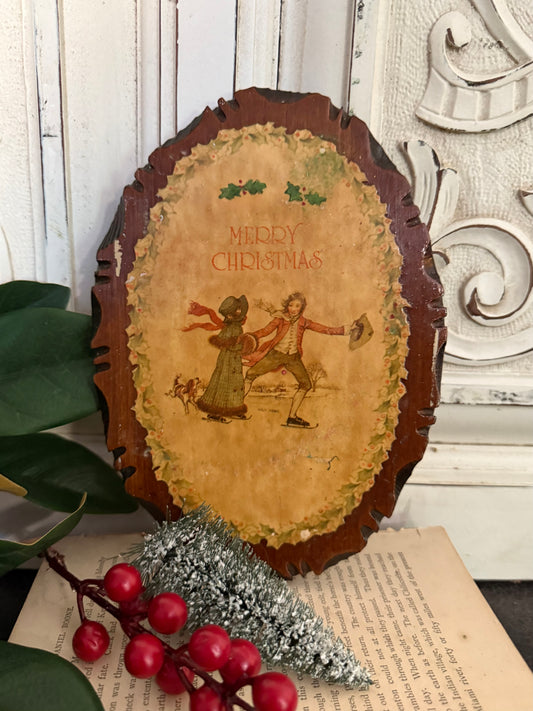 Merry Christmas Wall Plaque
