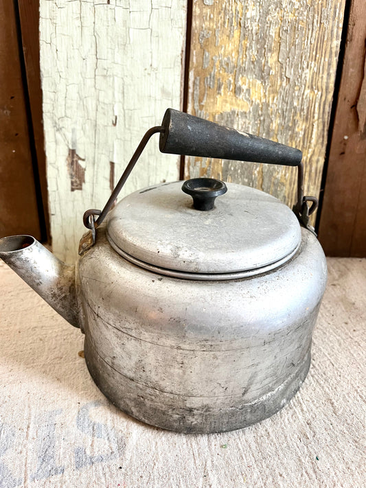 Old Aluminum Kettle