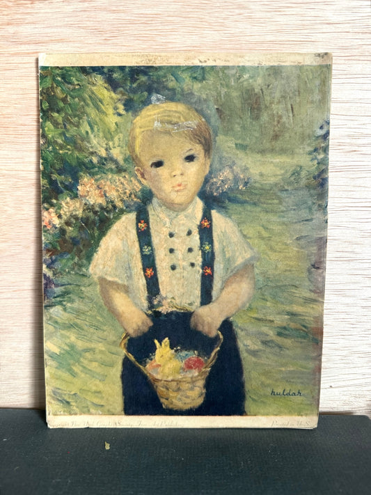 Unframed Boy Painting