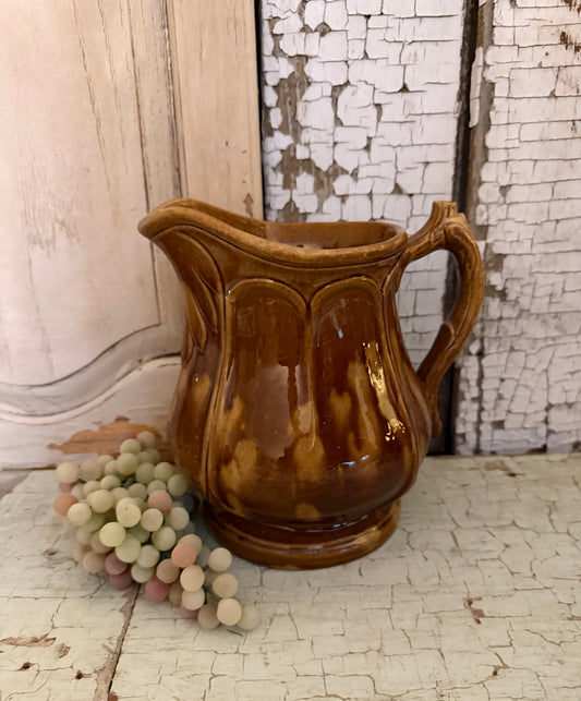 Antique Rockingham Pitcher
