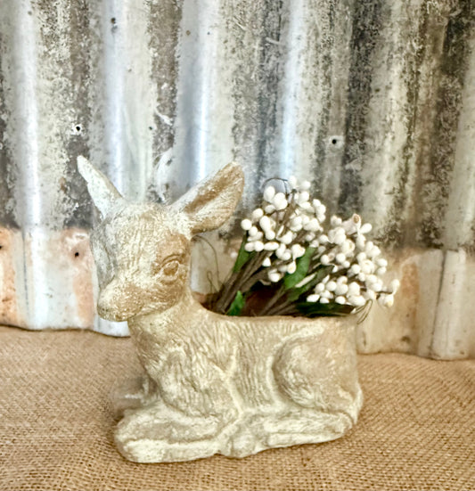 Terracotta Deer Planter