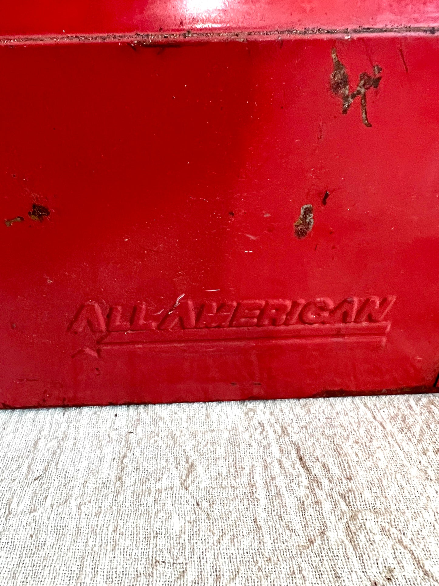 Vintage Red Toolbox