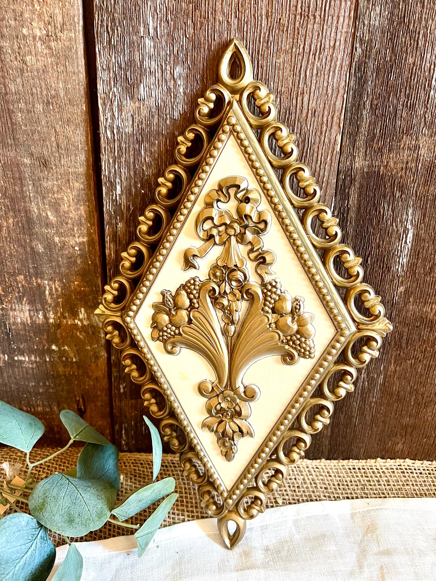 Ornate Diamond Wall Plaque-2