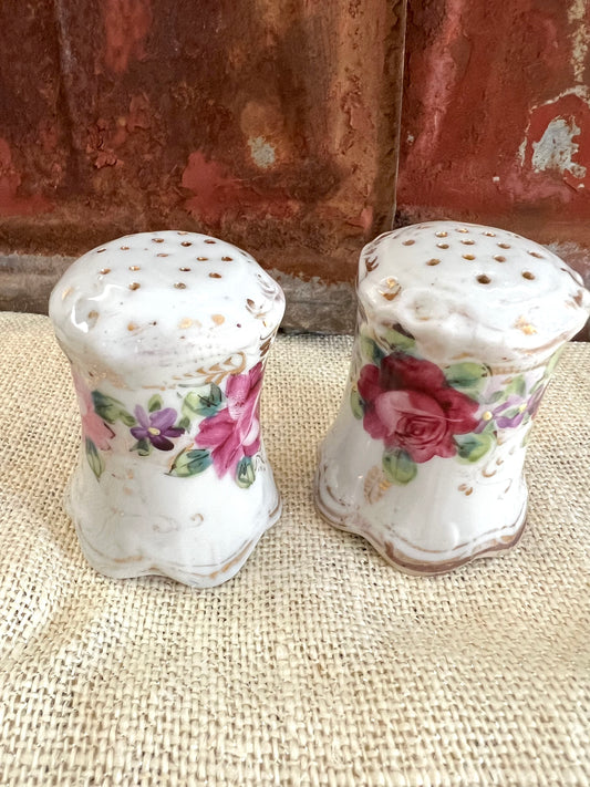 Floral Salt & Pepper Shakers