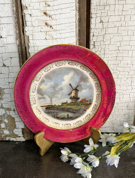 Homer Laughlin Windmill Decorative Plate