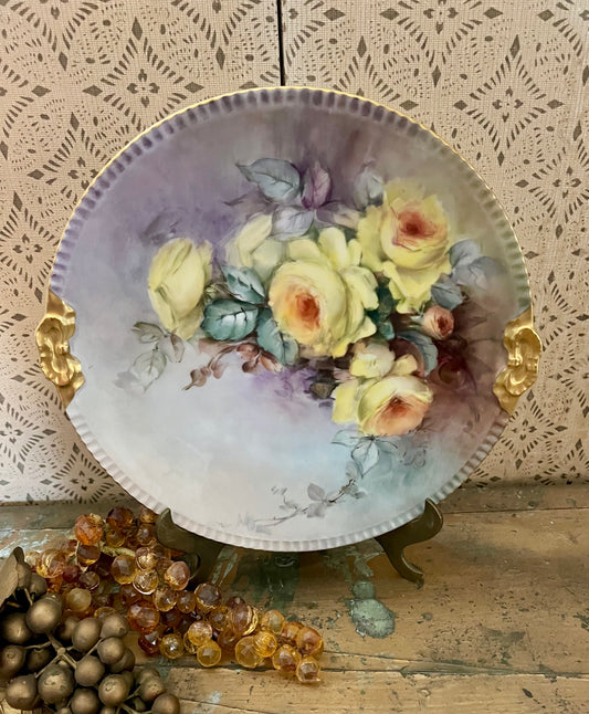 Antique Hand Painted Plate