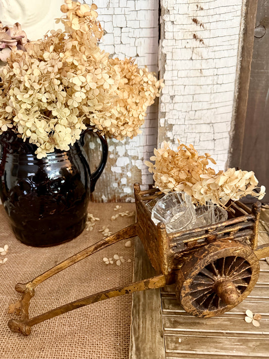 Decorate Gold Metal Cart