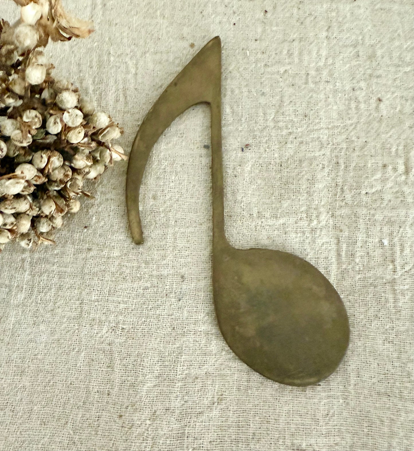 Brass Quaver Note