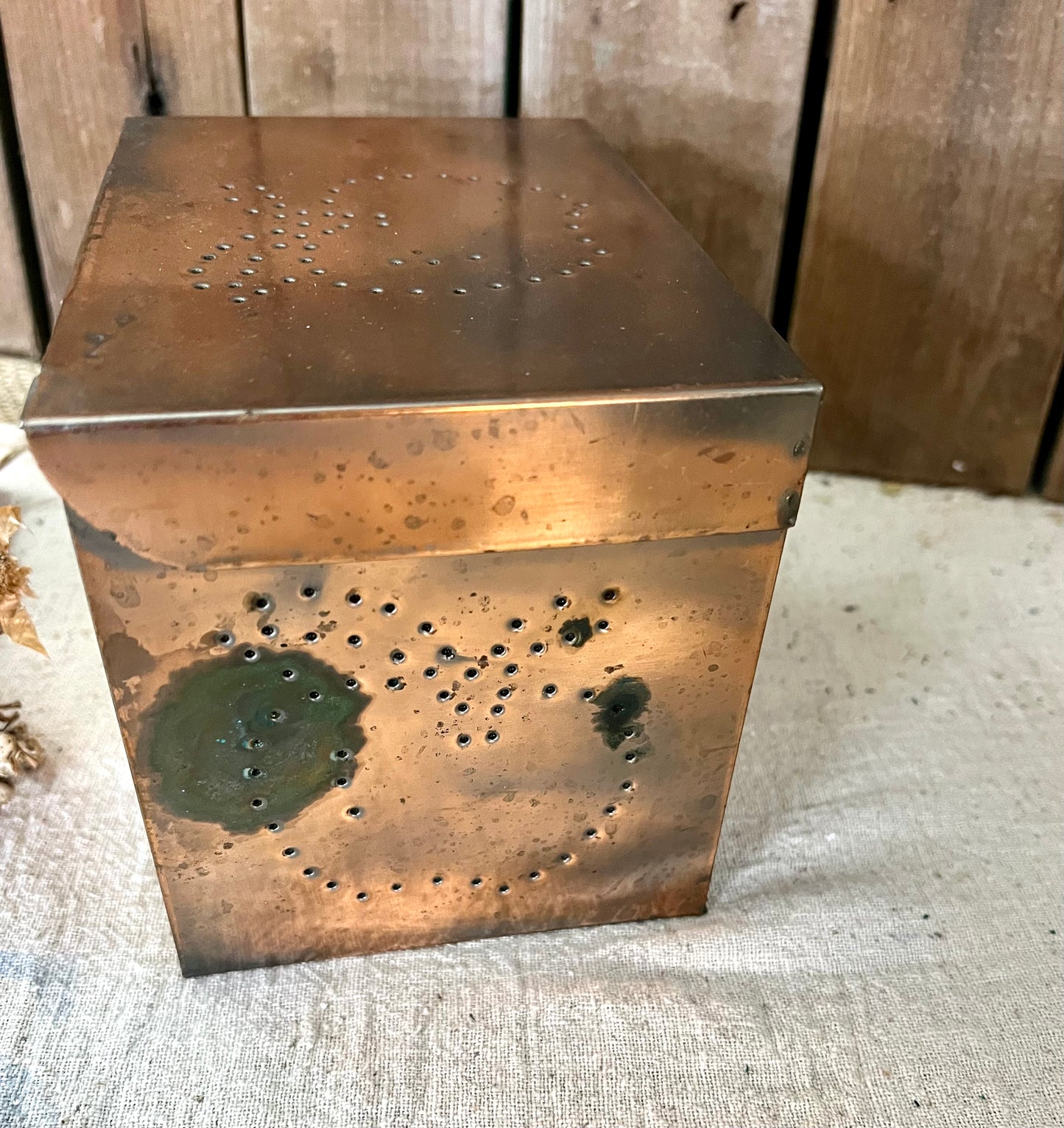 Copper Recipe Box