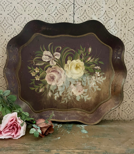 Rusty, Crusty Metal Floral Tray