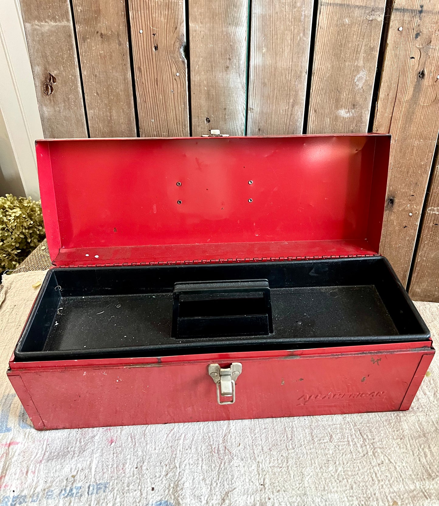 Vintage Red Toolbox