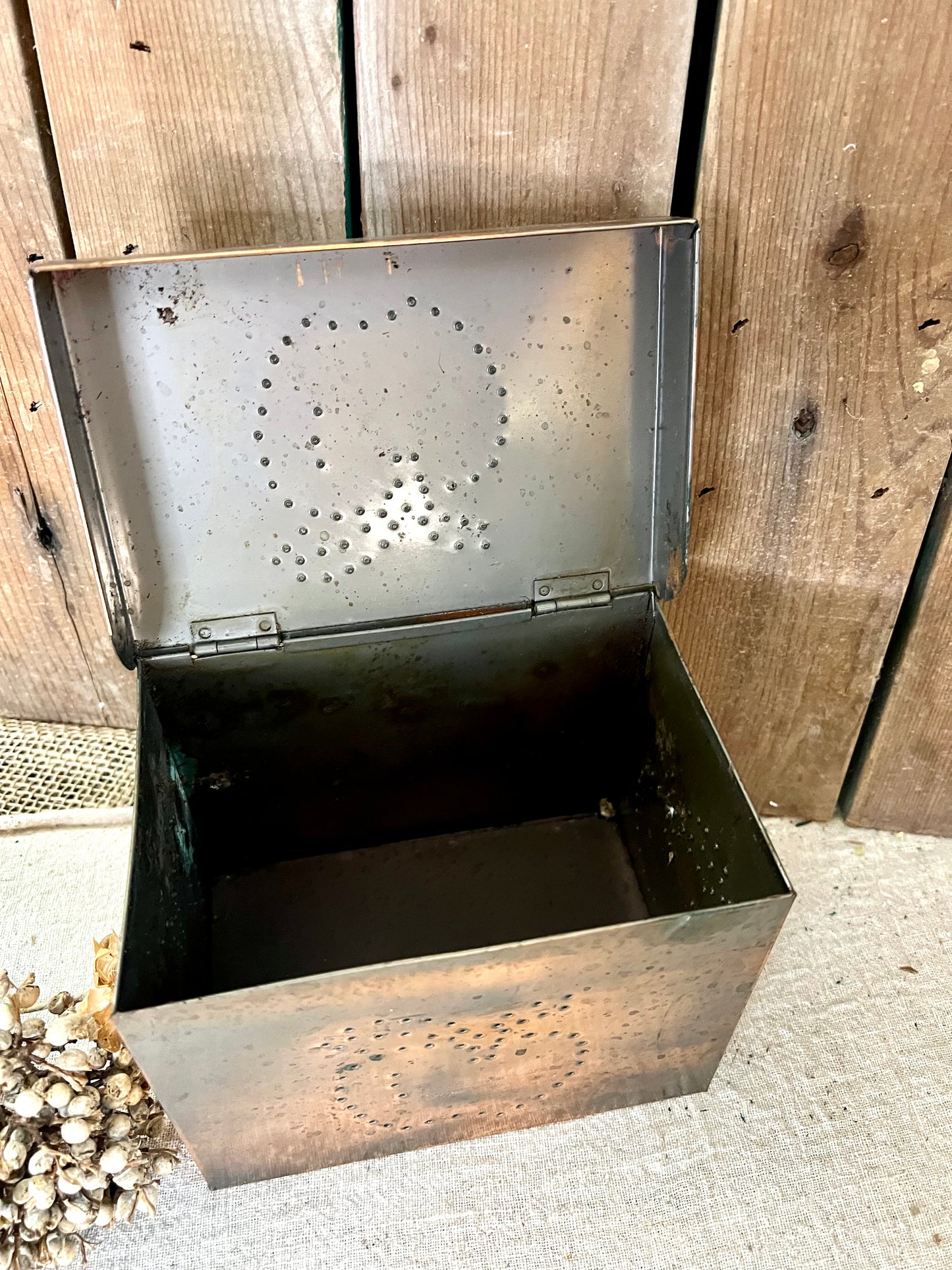 Copper Recipe Box