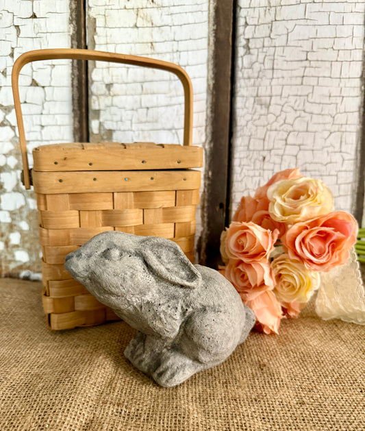 Concrete Bunny Garden Statue