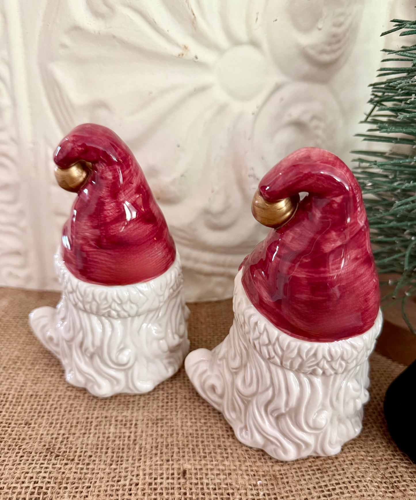 Ceramic Santa Bell