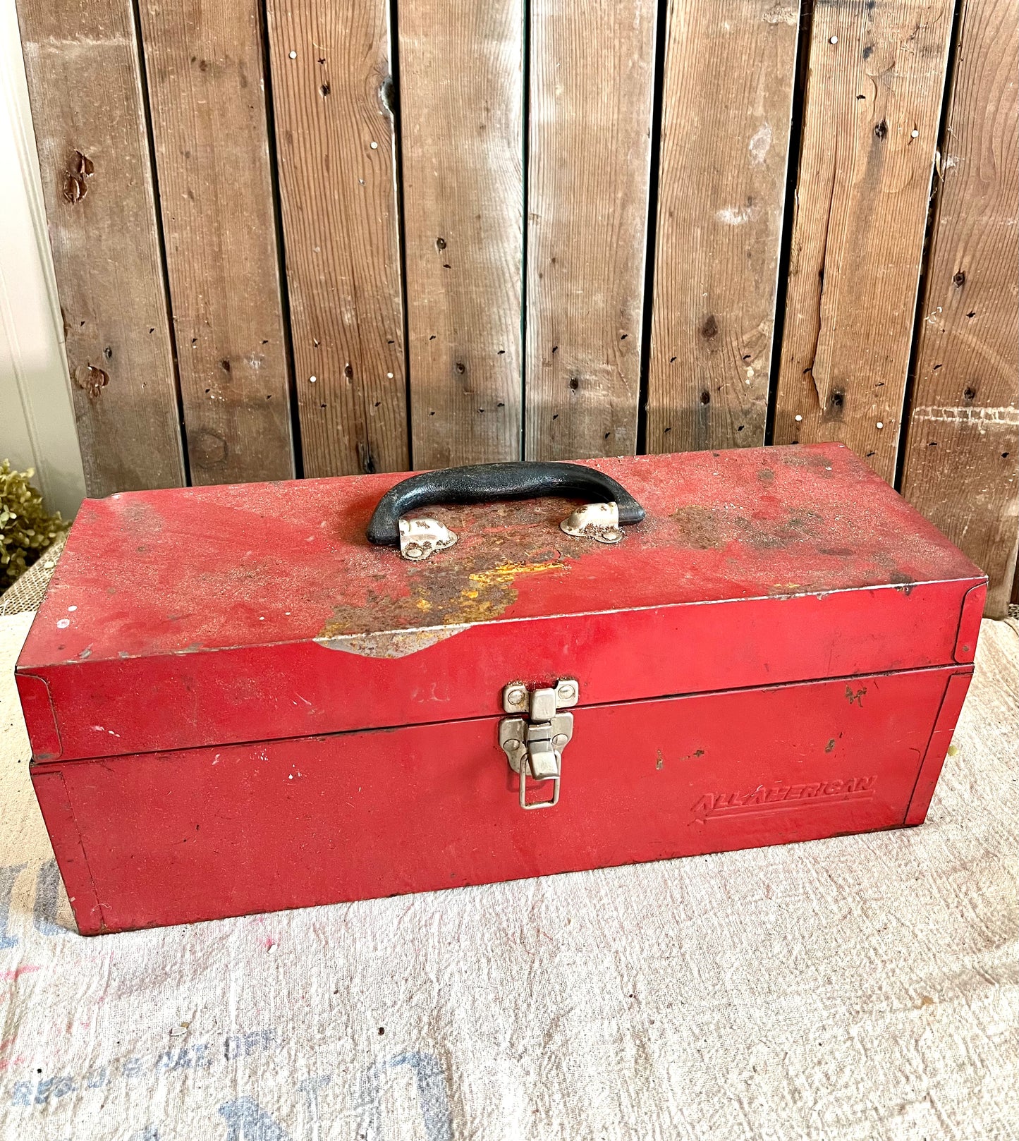 Vintage Red Toolbox