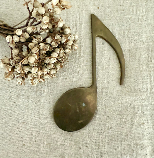 Brass Quaver Note