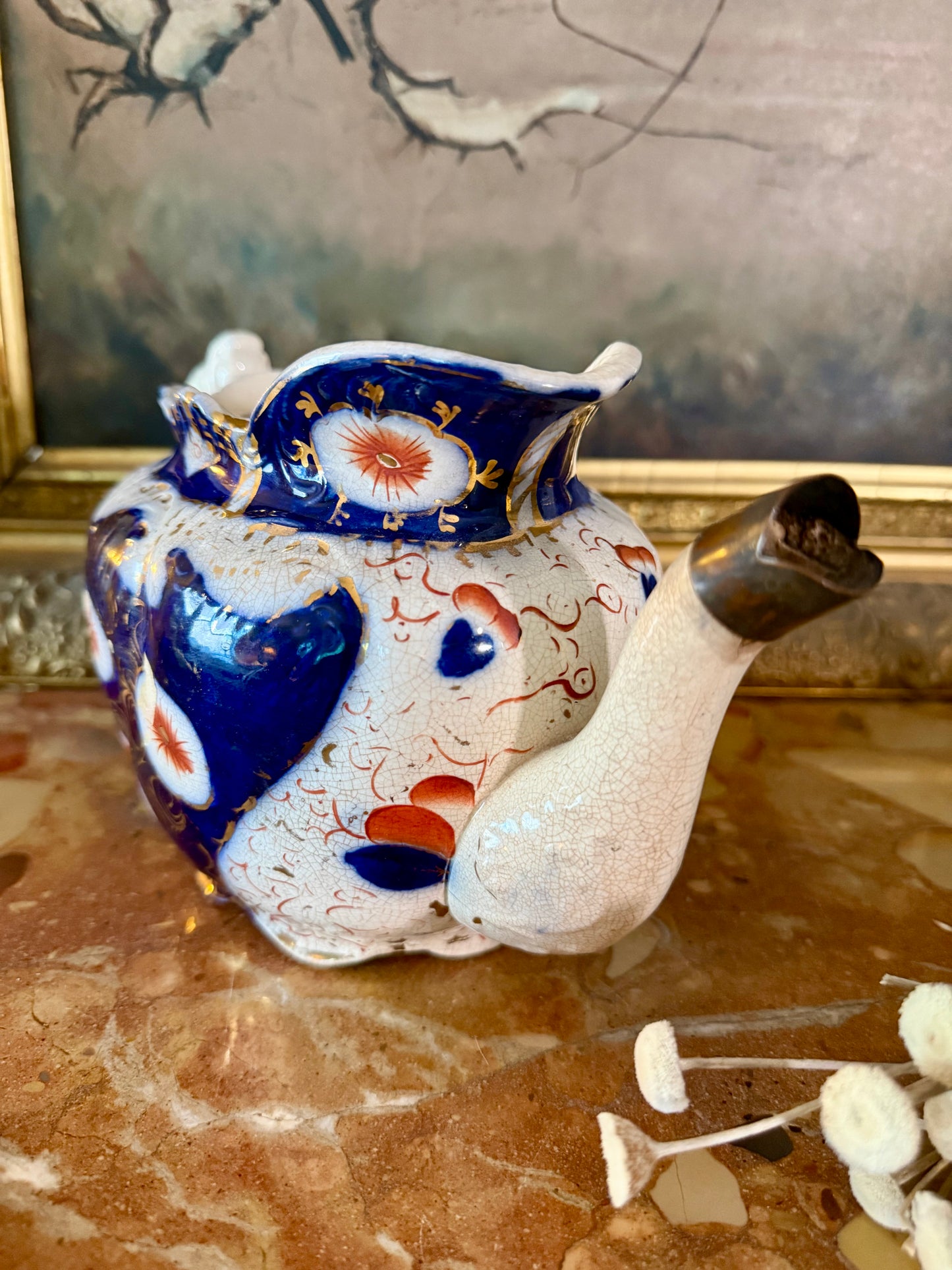 Antique Imari Teapot
