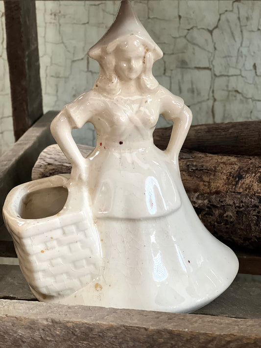 Ceramic Girl Planter